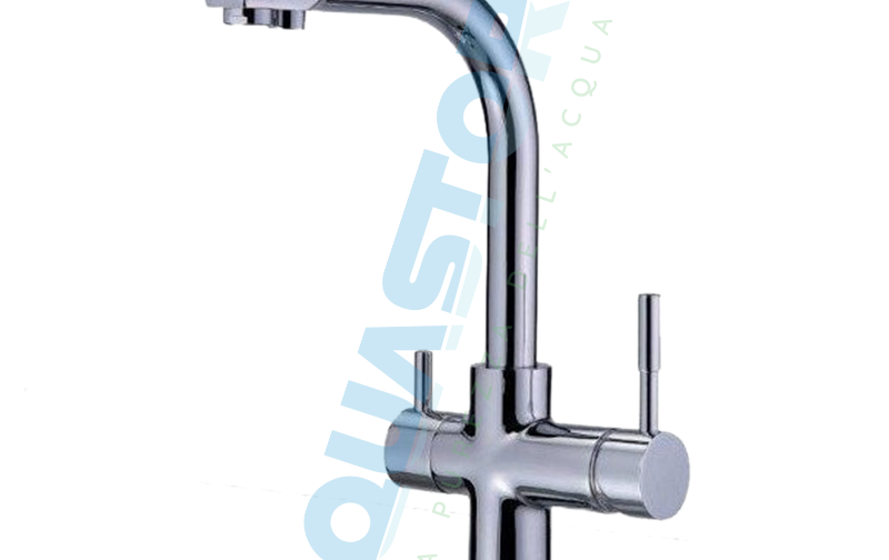 Miscelatore 3 vie 3/8" cromato