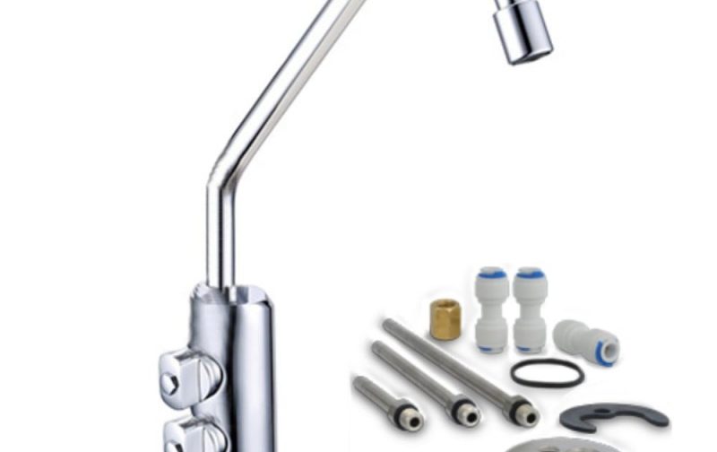Rubinetto 3 vie per depuratore acqua sottolavello