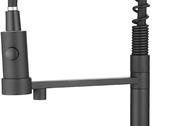 Miscelatore 3 vie doccia estraibile colore nero